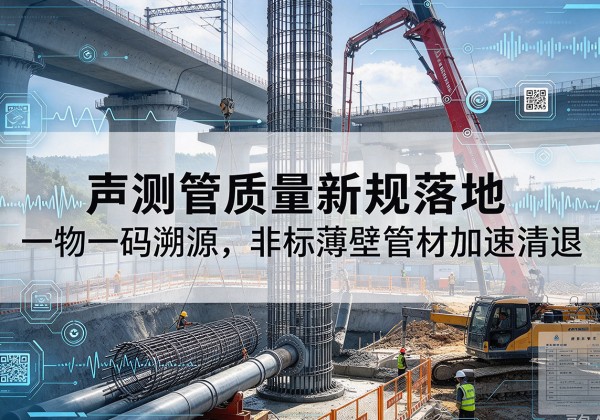陕州声测管质量新规落地，一物一码溯源，非标薄壁管材加速清退